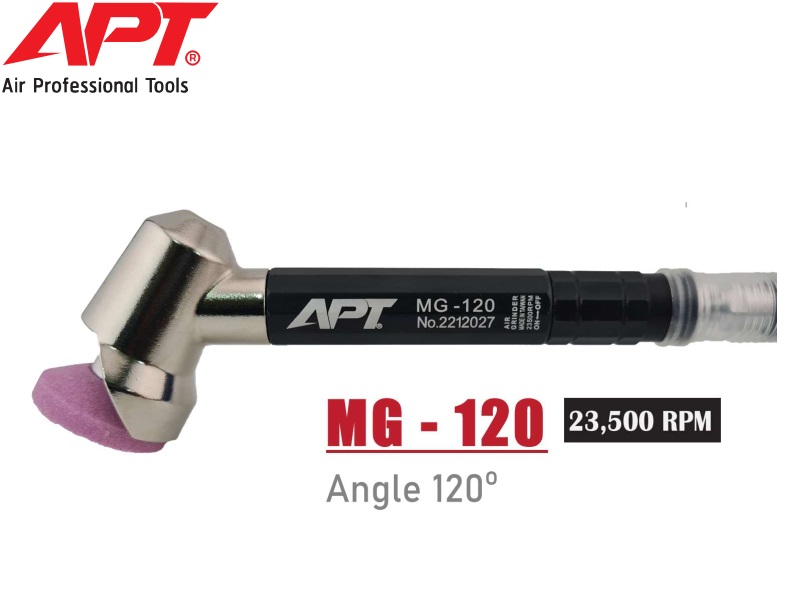 เครื่องเจียร์ลมขนาดเล็ก(เครื่องเจียร์หินถ้วย) APT : รุ่น MG-120 ขนาด 30 มม. Air Micro Grinder